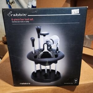 Rabbit Black 6-Piece Bar Tool Set